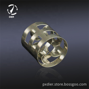 Stainless steel,Carbon steel Catalyst Support metallic pall ring for distillation tower